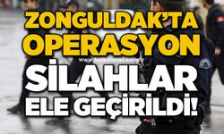 Zonguldak’ta operasyon! Silahlar ele geçirildi