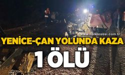 Yenice-Çan yolunda kaza: 1 ölü