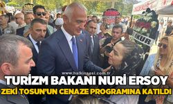 Turizm Bakanı Ersoy Zeki Tosun'un cenaze törenine katıldı