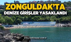 Zonguldak'ta denize girişler yasaklandı
