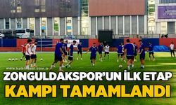Zonguldakspor'un ilk etap kampı tamamlandı