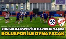 Zonguldakspor, ilk hazırlık maçını Boluspor ile oynayacak