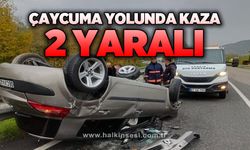 Yağışlı hava kazaya neden oldu: 2 yaralı