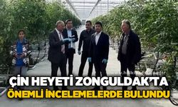 Çin heyeti Zonguldak'ta önemli incelemelerde bulundu