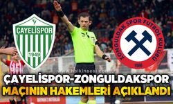 Zonguldakspor-Çayelispor maçının hakemi açıklandı!