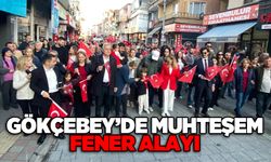 Gökçebey’de muhteşem fener alayı