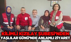 Kilimli Kızılay'dan Yaşlılar Günü'nde anlamlı ziyaret