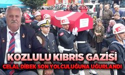 Kozlulu Kıbrıs Gazisi Celal Dibek son yolculuğuna uğurlandı