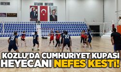 Kozlu'da Cumhuriyet Kupası heyecanı nefes kesti!