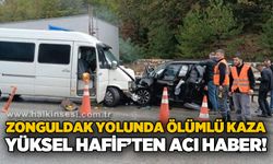 Zonguldak yolunda ölümlü kaza: Yüksel Hafif'ten acı haber
