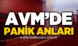 AVM'de panik anları!