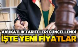 ‘Avukatlık Asgari Ücret Tarifesi’ yeniden belirlendi