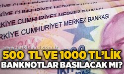 500 ve 1000 TL’lik banknotlar basılacak mı?