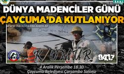 Dünya Madenciler Günü Çaycuma'da kutlanıyor