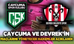 Çaycuma ve Devrek’in maçlarını yönetecek hakemler açıklandı