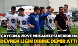 Çaycumaspor zirve mücadelesi verirken, Devrek ligin dibine demir attı