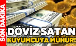 Döviz satan kuyumcuya mühür