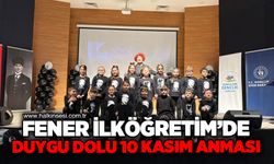 Fener İlköğretim'de duygu dolu 10 Kasım anması