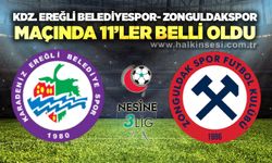 Kdz. Ereğli Belediyespor- Zonguldakspor maçında 11’ler belli oldu