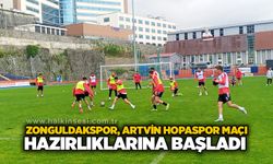 Zonguldakspor, Artvin Hopaspor maçı hazırlıklarına başladı…