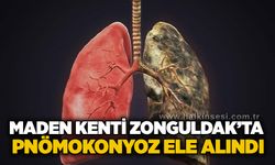 Maden kenti Zonguldak’ta pnömokonyoz ele alındı
