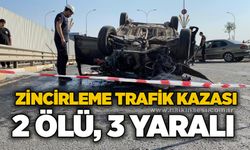 Zincirleme trafik kazası: 2 ölü, 3 yaralı