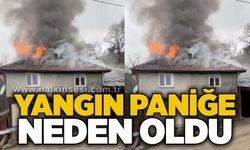 Yangın paniğe neden oldu