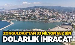 Zonguldak’tan 33 milyon 682 bin dolarlık ihracat