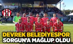 Devrek Belediyespor, Sorgun’a mağlup oldu