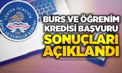 Burs ve öğrenim kredisi başvuru sonuçları açıklandı