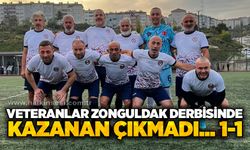Veteranlar Zonguldak derbisinde kazanan çıkmadı... 1-1