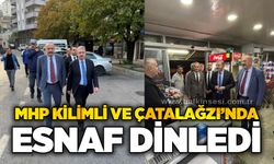 MHP Kilimli ve Çatalağzı’nda esnaf dinledi