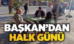 Başkan’dan halk günü