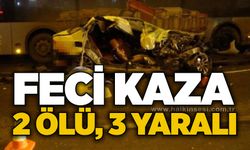 Feci kaza: 2 ölü, 3 yaralı