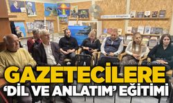 Gazetecilere ‘Dil ve Anlatım’ eğitimi