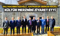Vali Hacıbektaşoğlu , Kaymakam Serkan Keçeli Kültür Merkezi’ni ziyaret etti