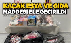 Kaçak eşya ve gıda maddesi ele geçirildi