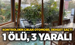Kontrolden çıkan otomobil dehşet saçtı: 1 ölü, 3 yaralı