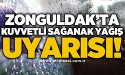 Zonguldak’ta kuvvetli sağanak yağış uyarısı!