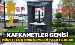 Kafkametler Gemisi mürettebatının isimleri Kdz. Ereğli sahilinde yaşayacak