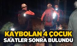 4 çocuk 5 saat sonra bulundu