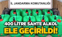 400 litre sahte alkol ele geçirildi
