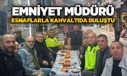Emniyet müdürü esnaflarla kahvaltıda buluştu