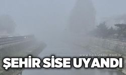 Şehir sise uyandı