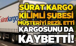 Sürat Kargo Kilimli Şubesi müşteriyi rezil etti, kargosunu da kaybetti!