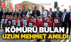 Kömürü bulan Uzun Mehmet anıldı