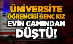 Zonguldak'ta olay: Üniversite öğrencisi genç kız evinin camından düştü