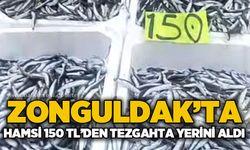 Zonguldak'ta hamsi 150 TL'den tezgahta yerini aldı