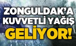 Zonguldak'a kuvvetli yağış geliyor!