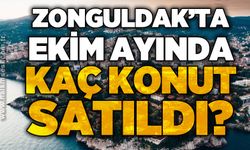 Zonguldak'ta Ekim ayında kaç konut satıldı?